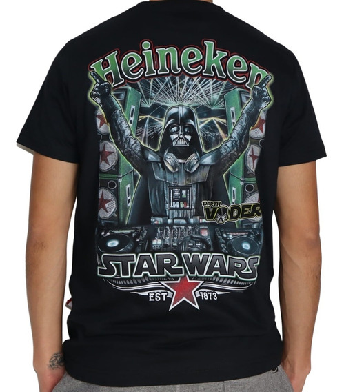 Remera De Algodon Yorkstone Heineken Star Wars Xs A Xxl