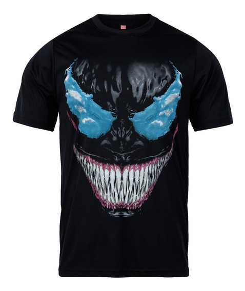 Remera De Algodón Yorkstone Comic Spiderman Venom Xs A Xxl !